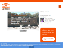 Tablet Screenshot of miradasalmundo.org